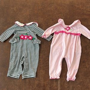 2 6month one piece outfits, Florence Eiseman, gently used